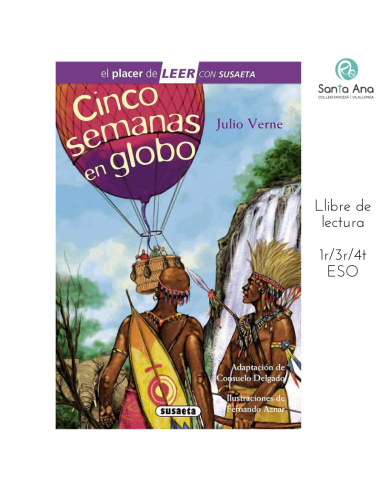 LIBRO DE LECTURA 1º/3º/4º ESO - CINCO SEMANAS EN GLOBO